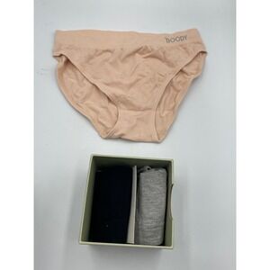 Boody Classic Underwear Womens Small Multicolor Stretch Ribbed Brief 3-Pack NWOT